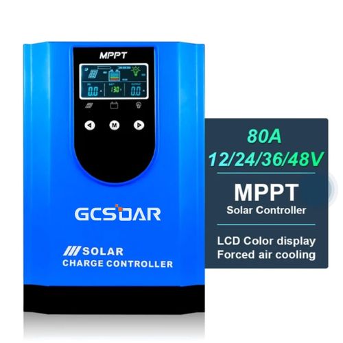 MPPT Solar Charge Controller 80A 12/24/36/48v Auto